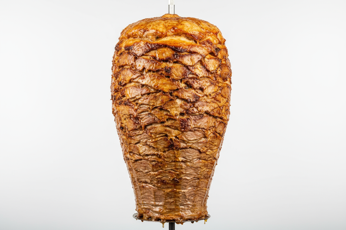 Un rollo de shawarma